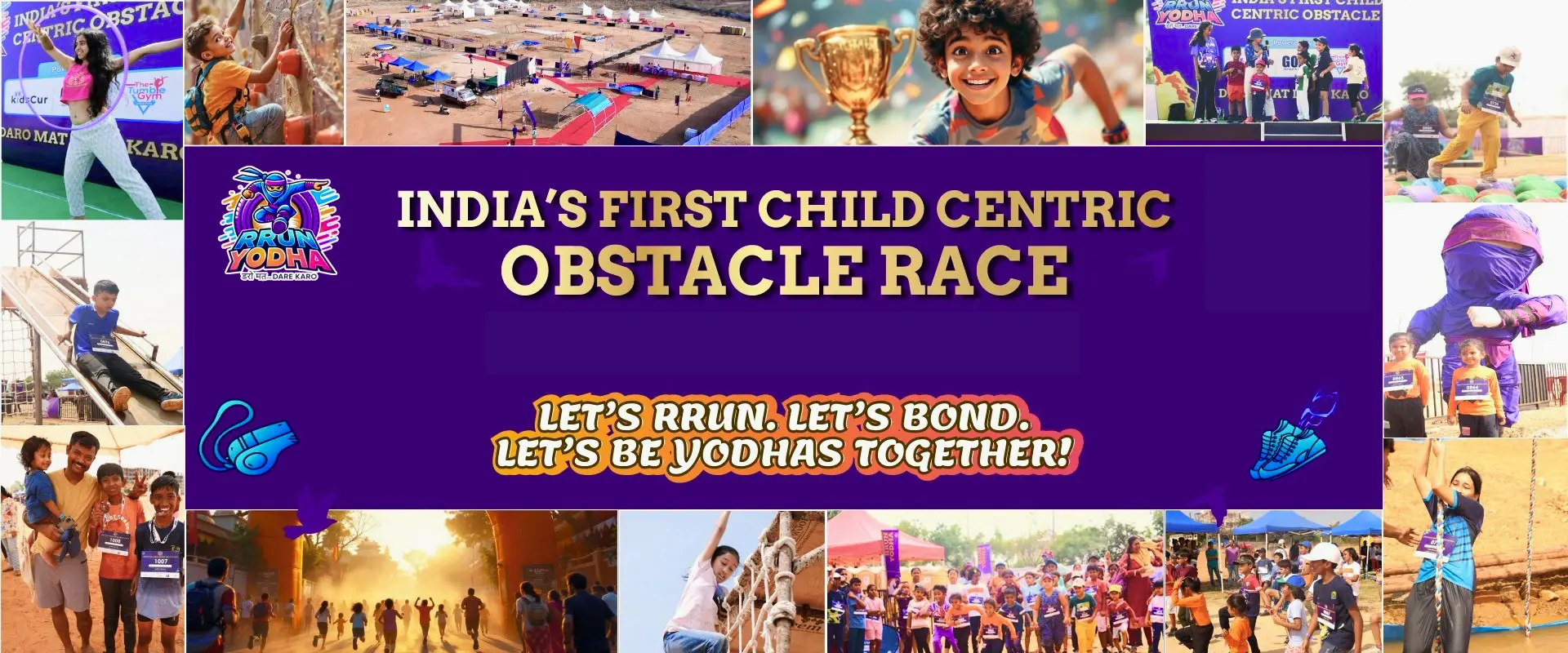 India's First Child Centric Obstacle Race - RRun Yodha at Bengaluru